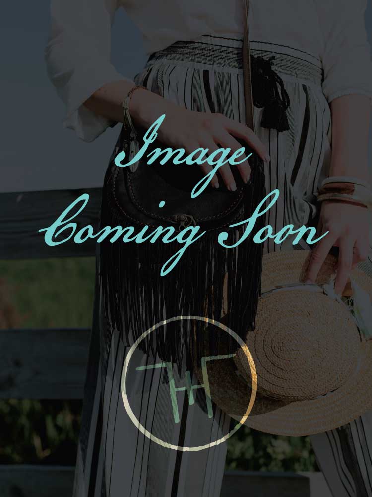 Structured Handbag with Cowhide and Tooled Leather (Concealed-Carry)