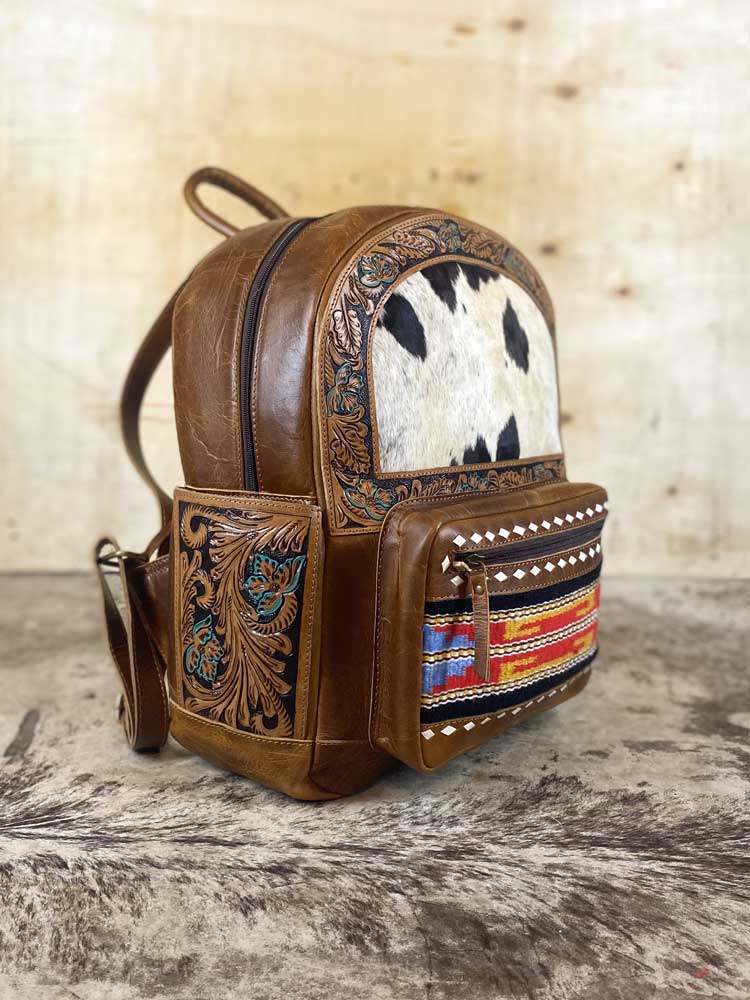 Western style leather backpacks sale