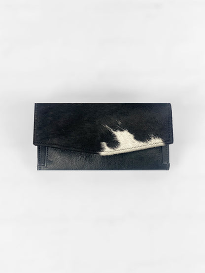 Cowhide & Leather Expanding Wallet