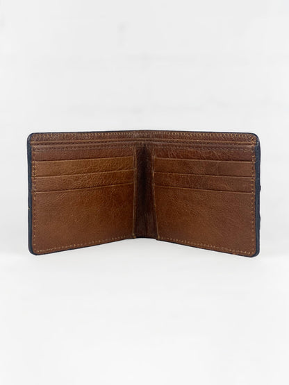 Men's Bi-Fold Tooled Leather Western Wallet